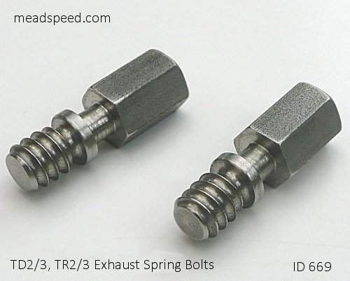 145-14684-00, YZ250 Exhaust Bolts, Yamaha TD1, TD2, TD3 Exhaust Bolts, YZ360,