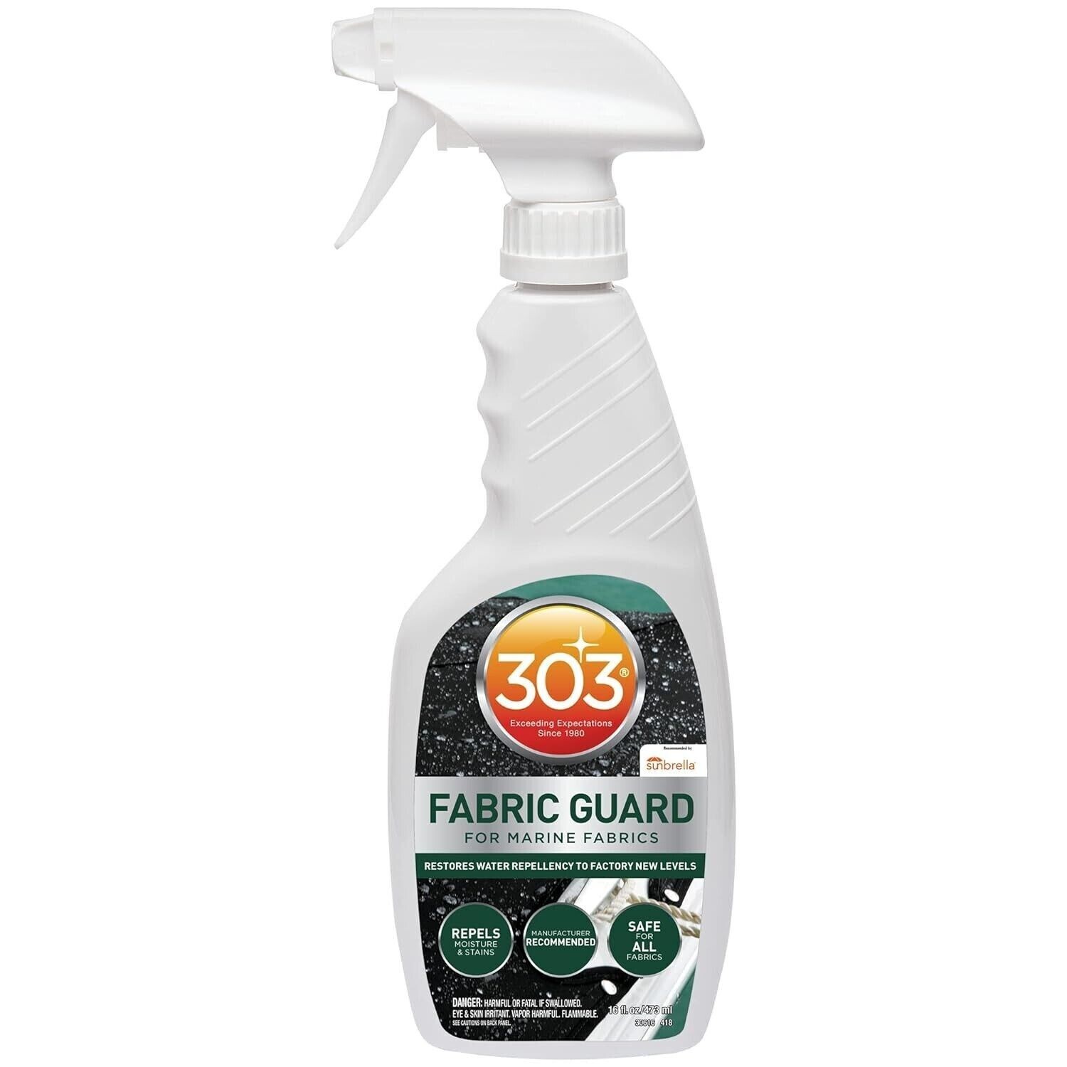BRAND NEW 303 Products 30616CSR Products Inc Fabric Guard 16 Oz. Sprayer , White