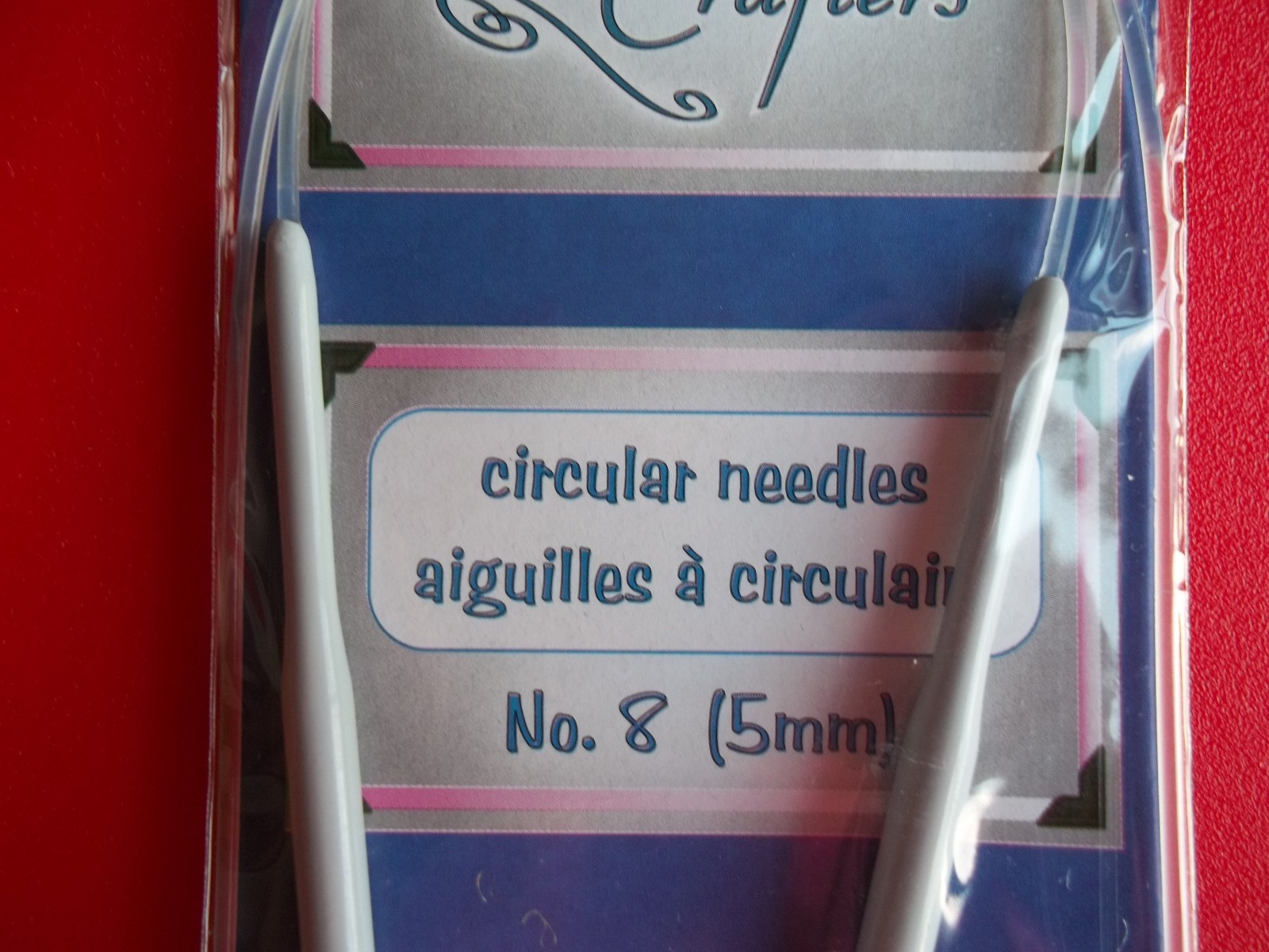 Needle Crafters circular knitting needle, aluminum, 31" long