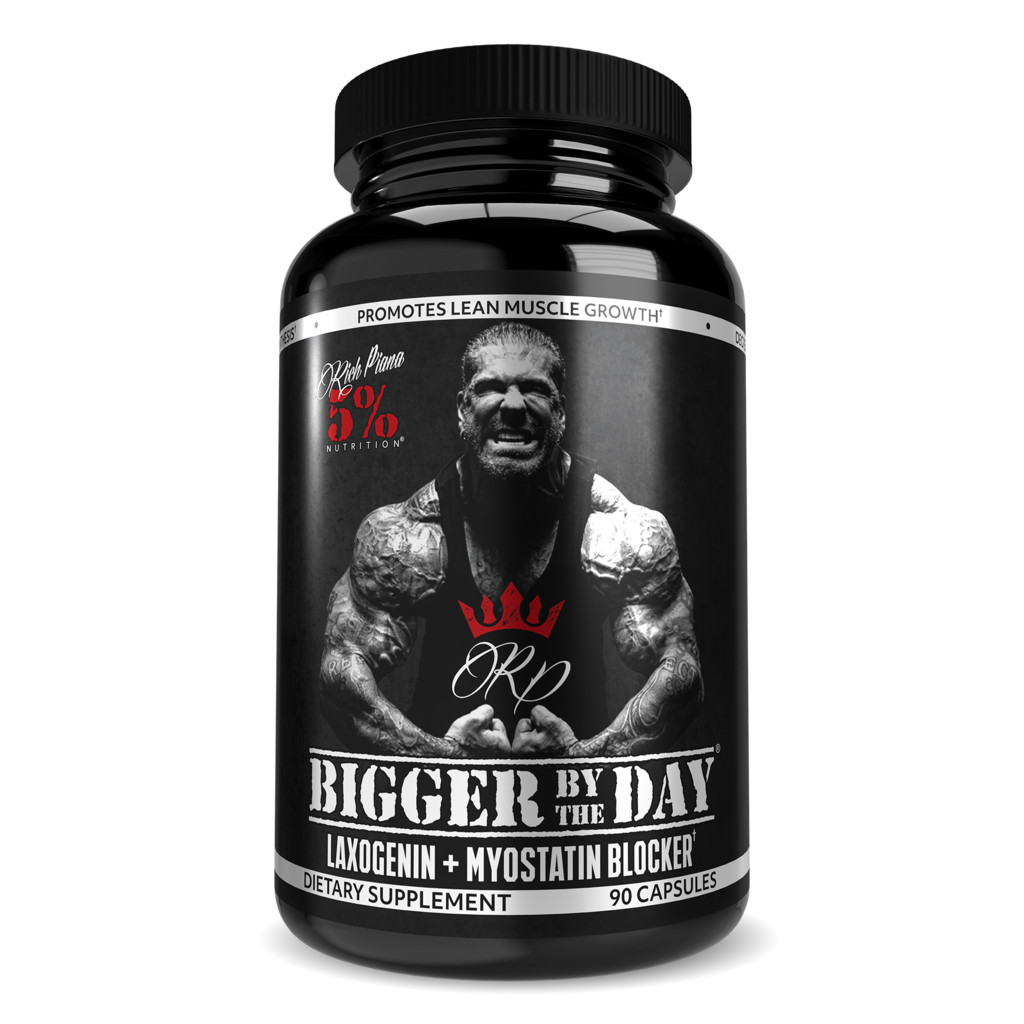 5% Nutrition BIGGER BY THE DAY Laxogenin+ 90 capsules BUILD MUSCLE