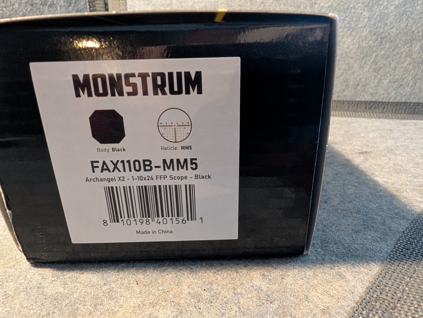 Monstrum Archangel X2 1-10x FFP LPVO Scope ED Glass MM5 Reticle new