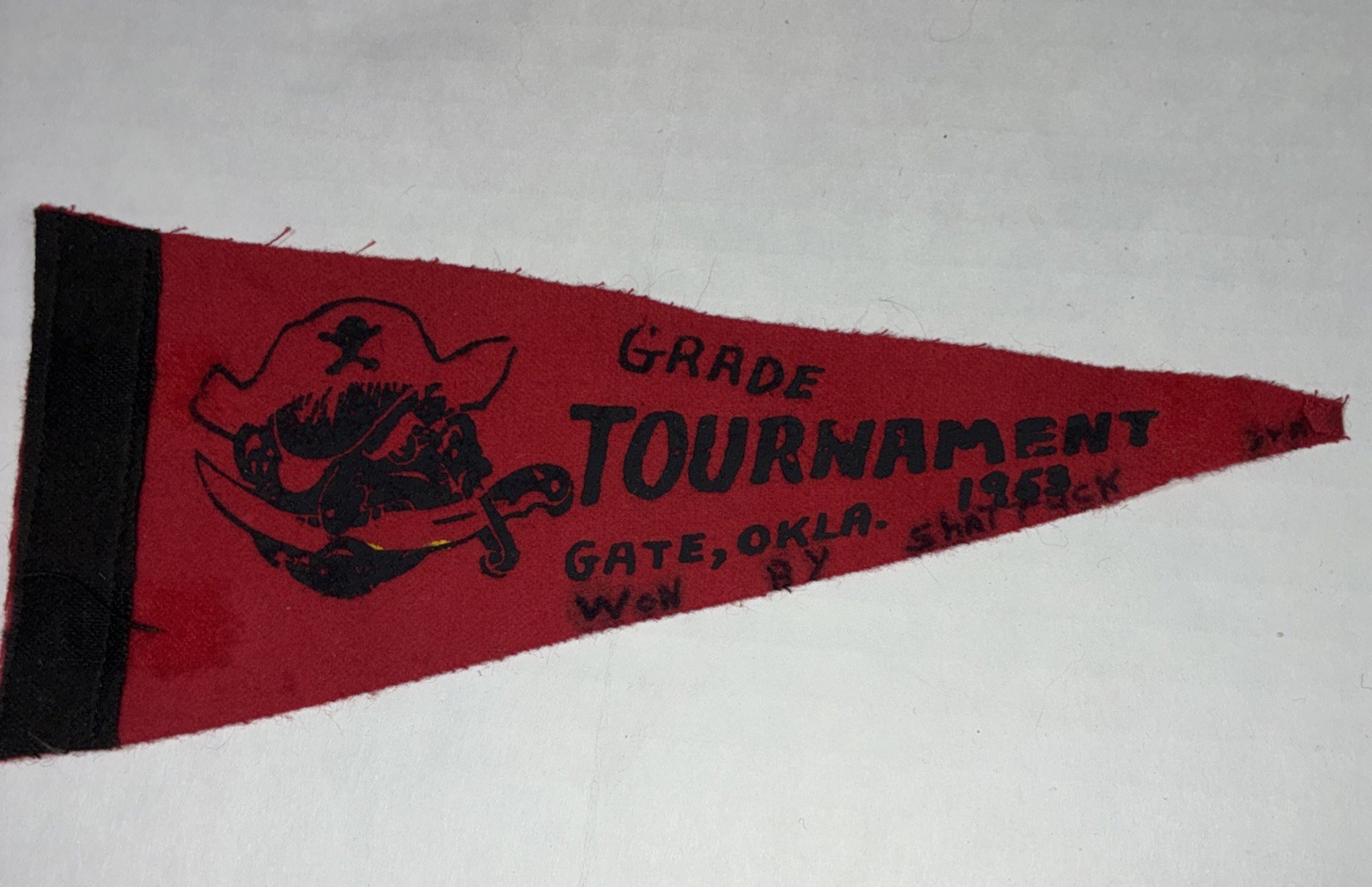 Gate Oklahoma 1958 Basketball Tournament Pirates Grade School Beaver County