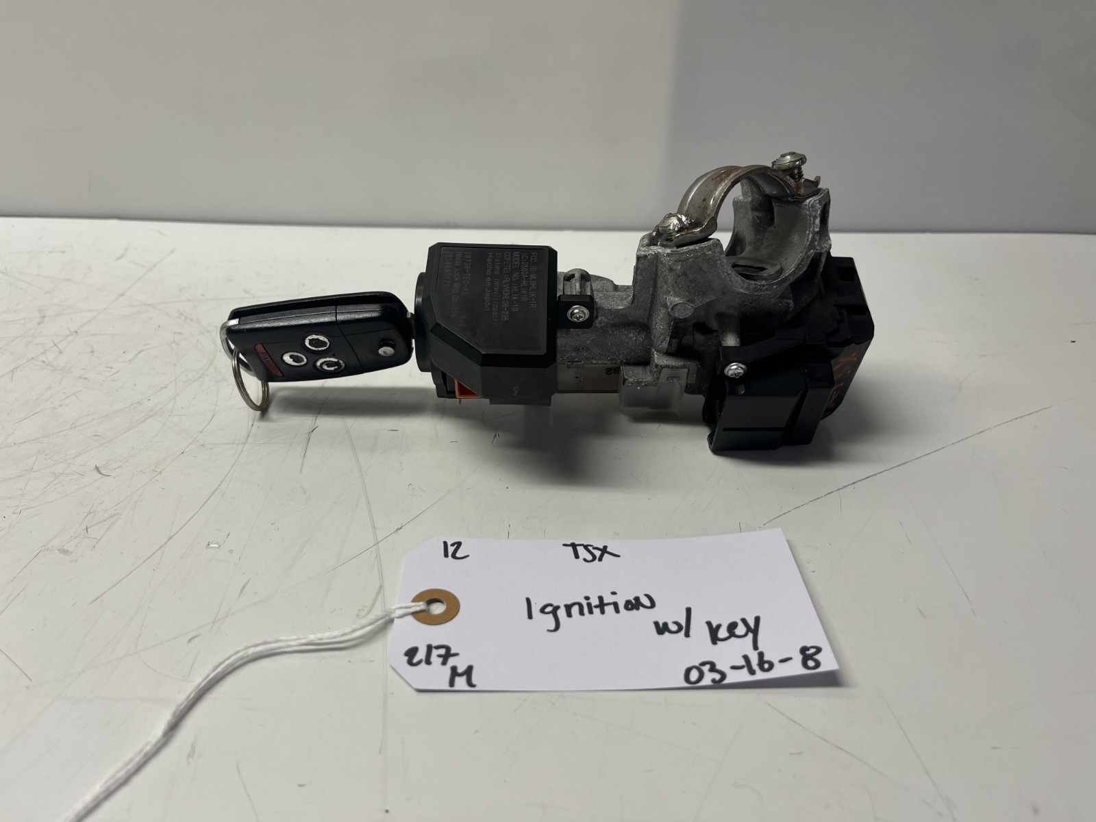 Fits 09-14 Acura TSX Ignition Lock Cylinder Switch Assembly With Remote Key New