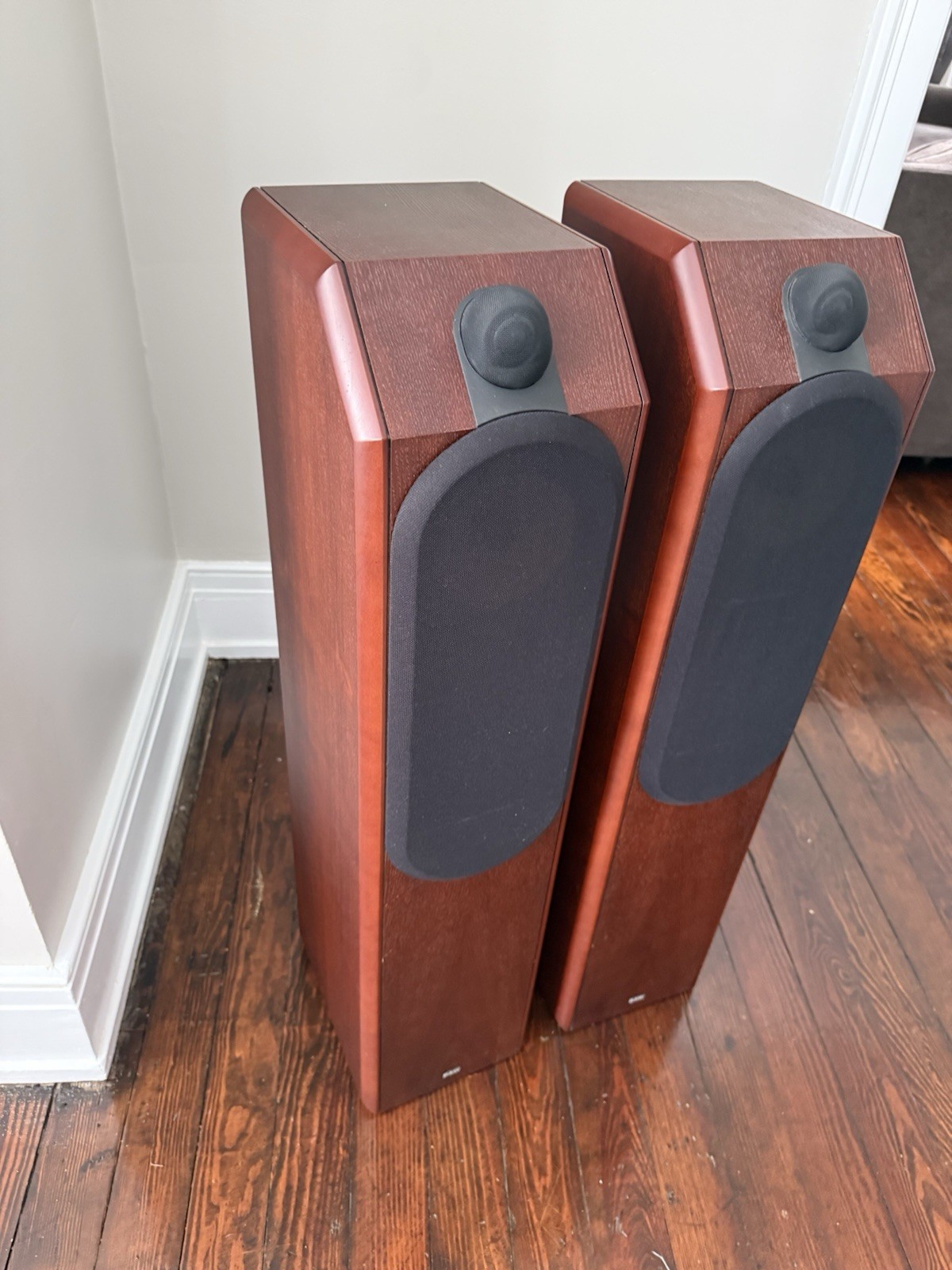 B&W Bowers & Wilkins CDM 7SE Special Edition Speakers Red Ash MINT w/Orig Boxes