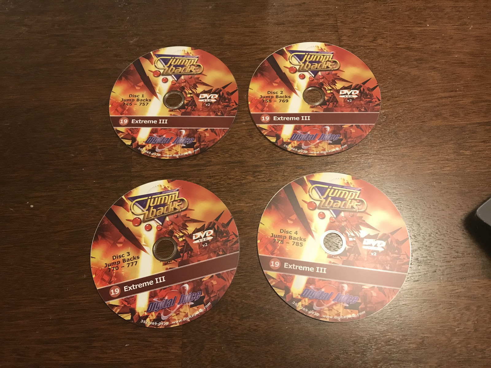 Digital Juice Jump Backs JB 19- Extreme III