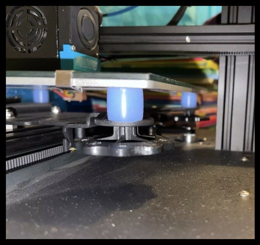 Silicone Spacers for 3D Printer Hot Bed Leveling (Ships same day from PA, US)