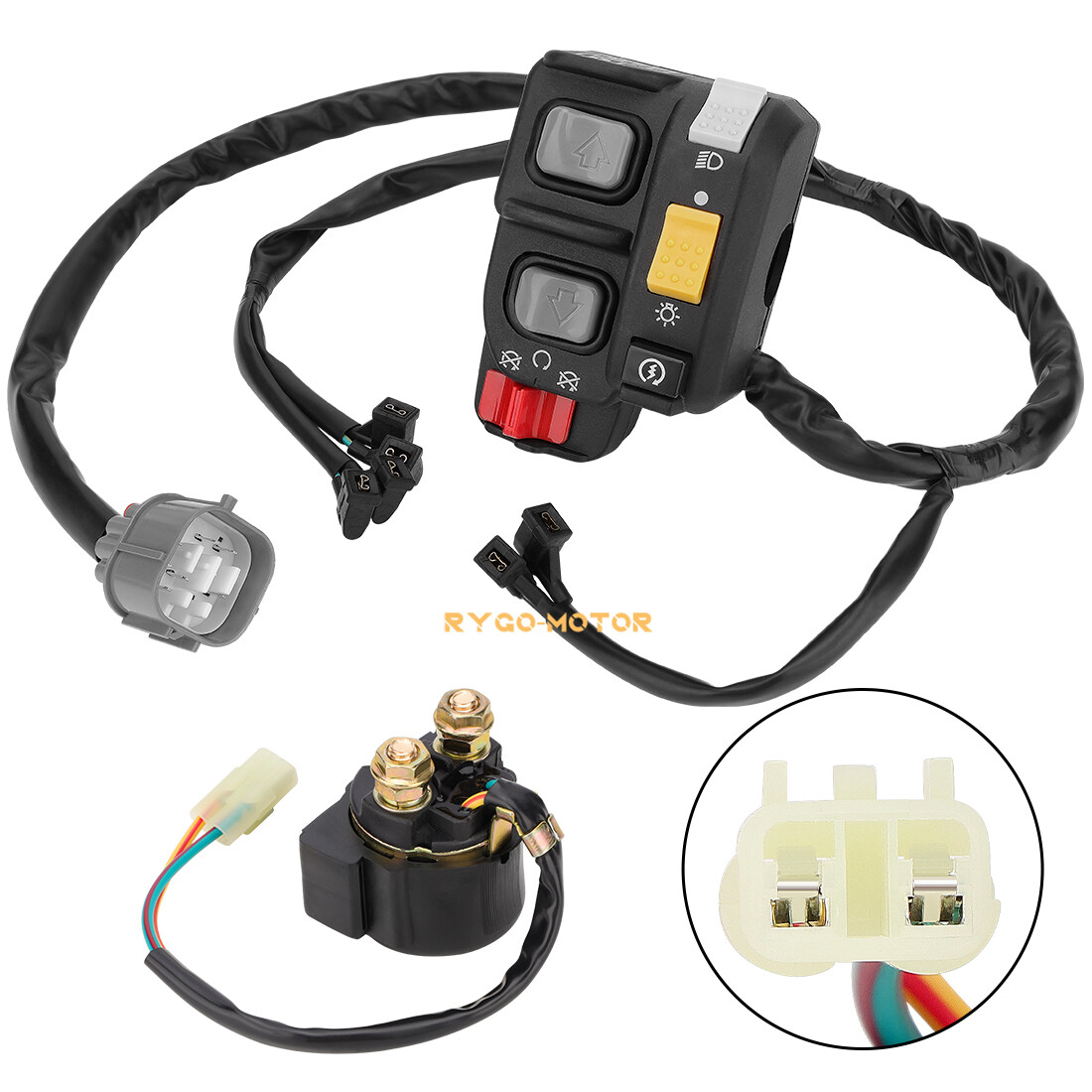 Handlebar & Starter Relay Switch for Honda Rancher 420 TRX420 AT/ES 2007-2013