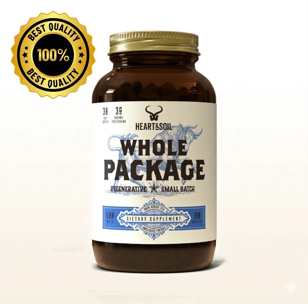 HEART & SOIL Whole Package-supports male reproductive health - 180 Capsules