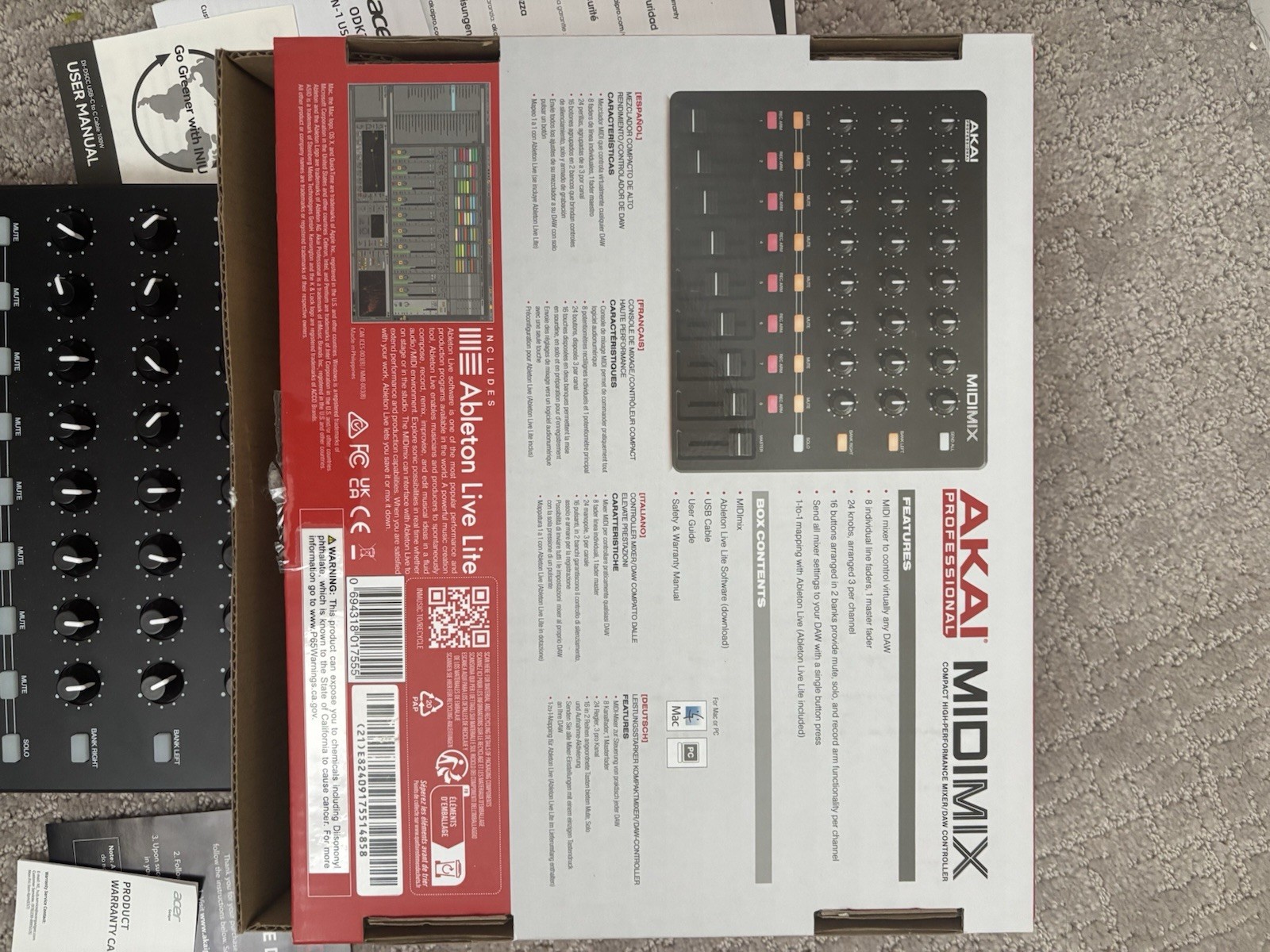 Akai MIDIMIX USB MIDI Controller - Black