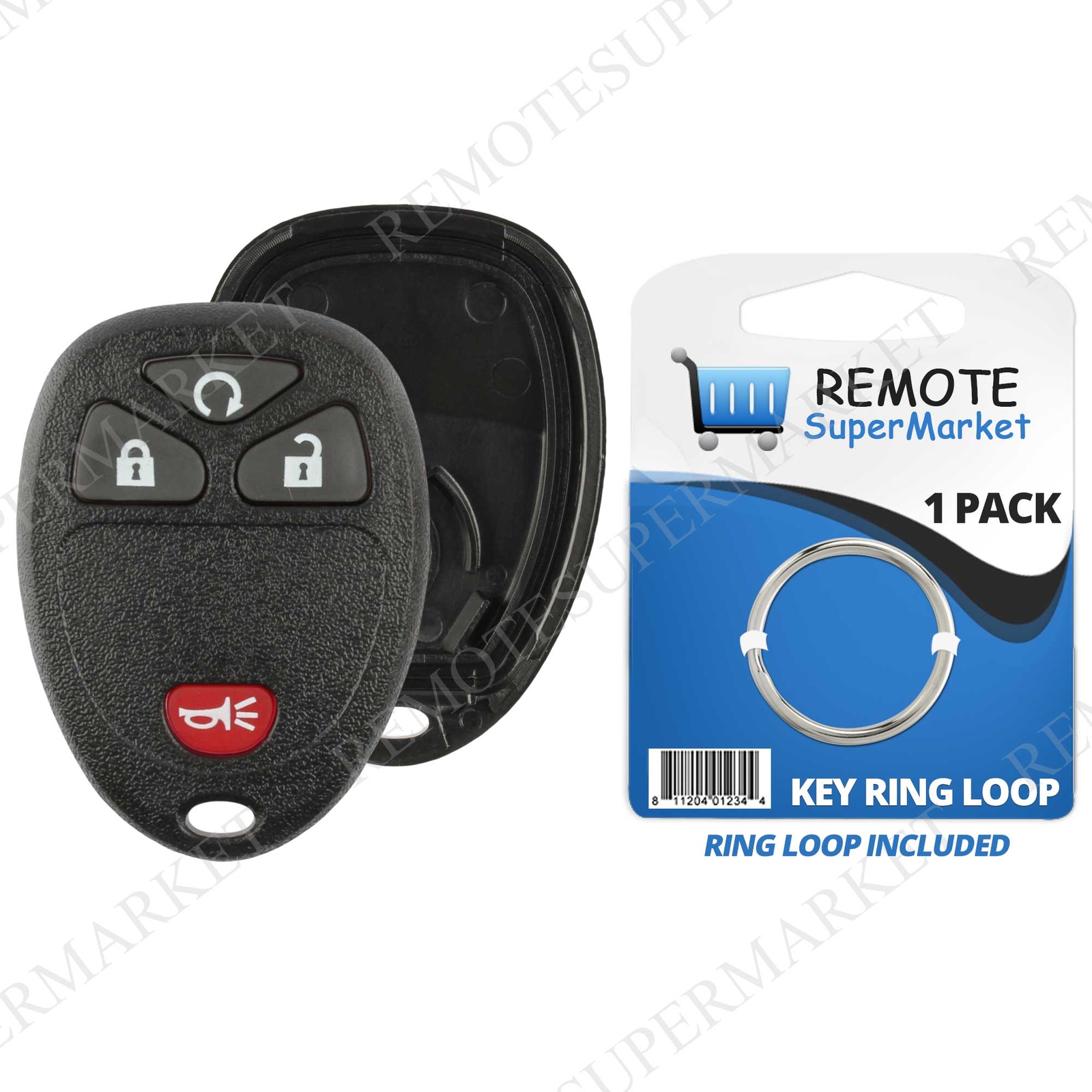 Replacement for Chevy Silverado Suburban 1500 Remote Key Fob 4b rs Shell Case