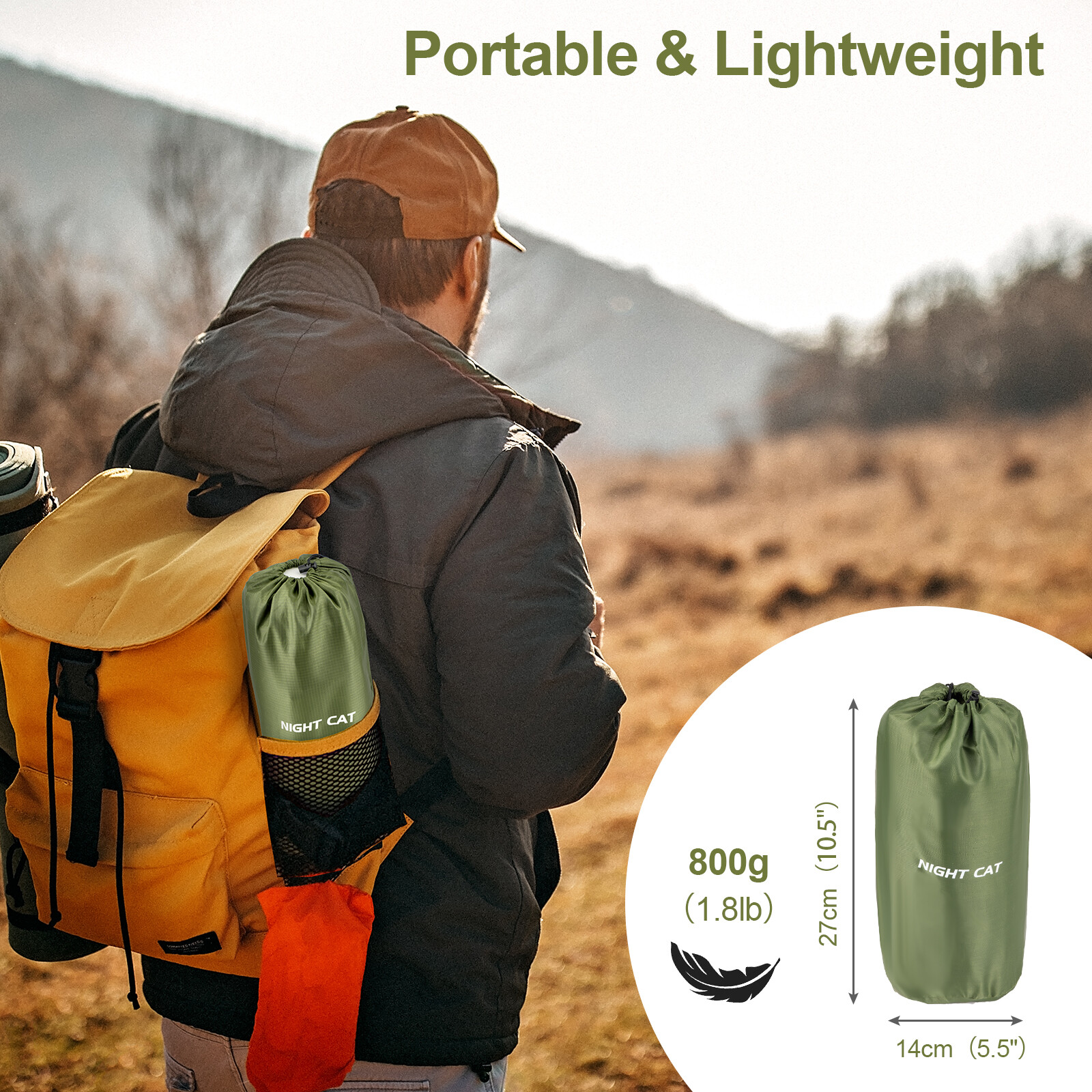 Sleeping Pads Mat for Camping Backpacking Hiking Ultralight Compact Comfortable