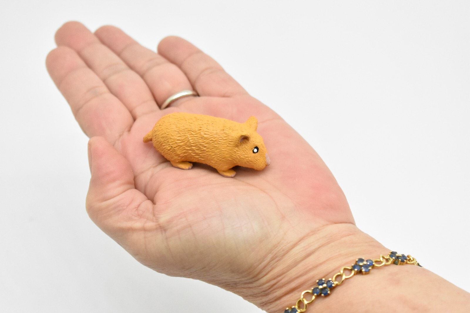 Hamster Toy Model, Cute Small Realistic Plastic Replica Pet, 2" CWG234 B306