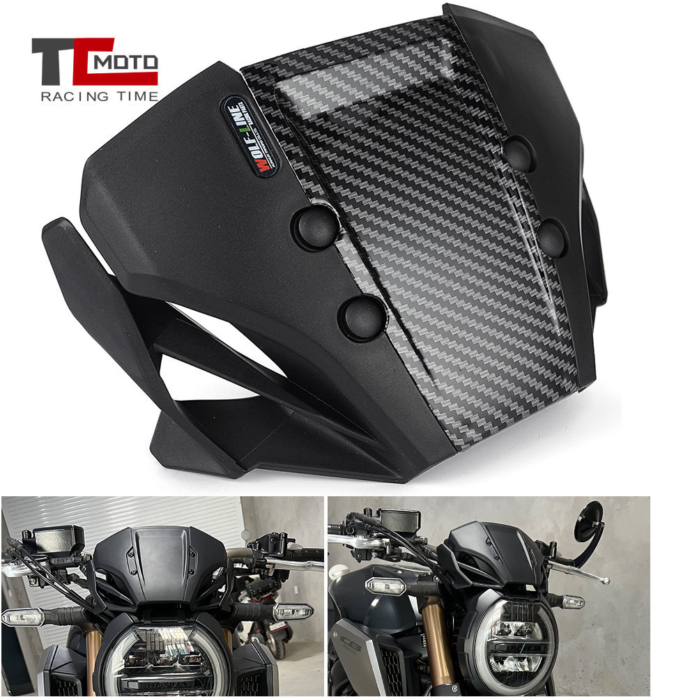 Motorcycle Front Windshield WindScreen For HONDA CB650R CB 650 R 650 R 2019-2023