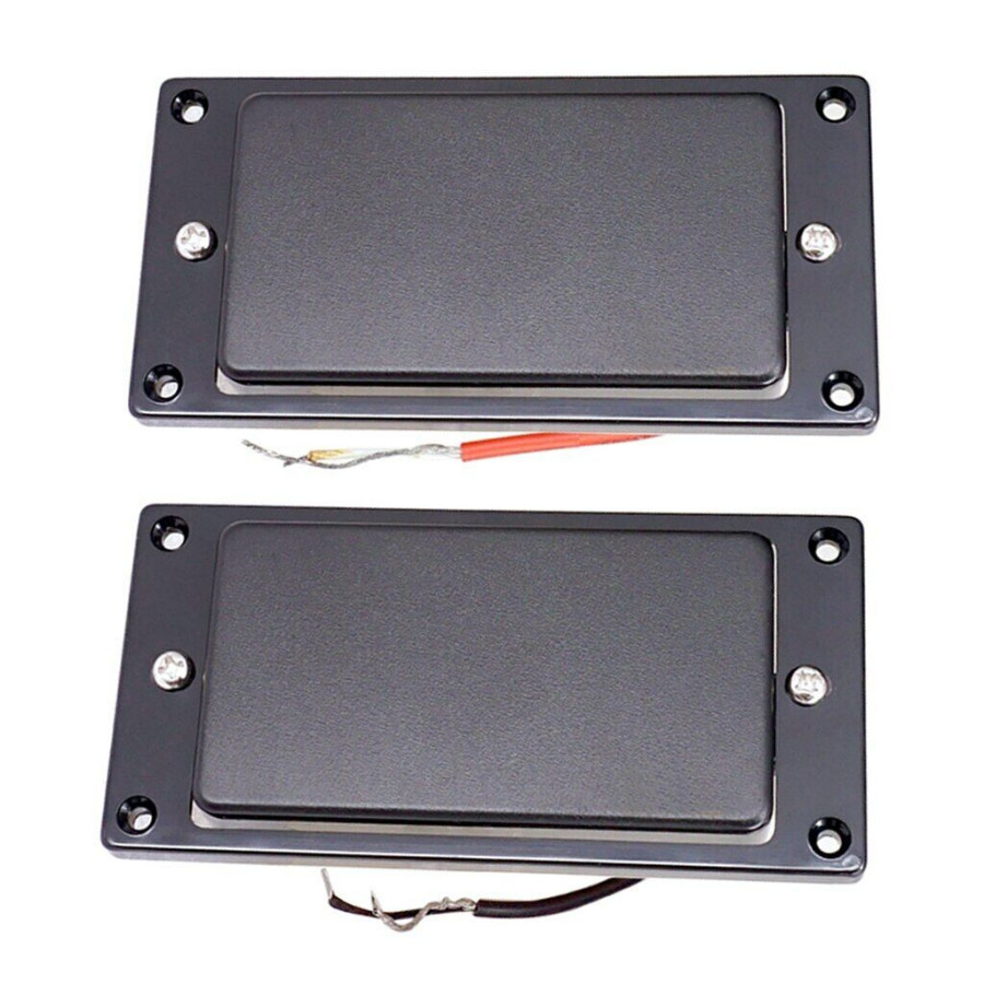 1 Set Bridge Neck Sealed Pickup Electric Humbucker for Guitar Replacement Black