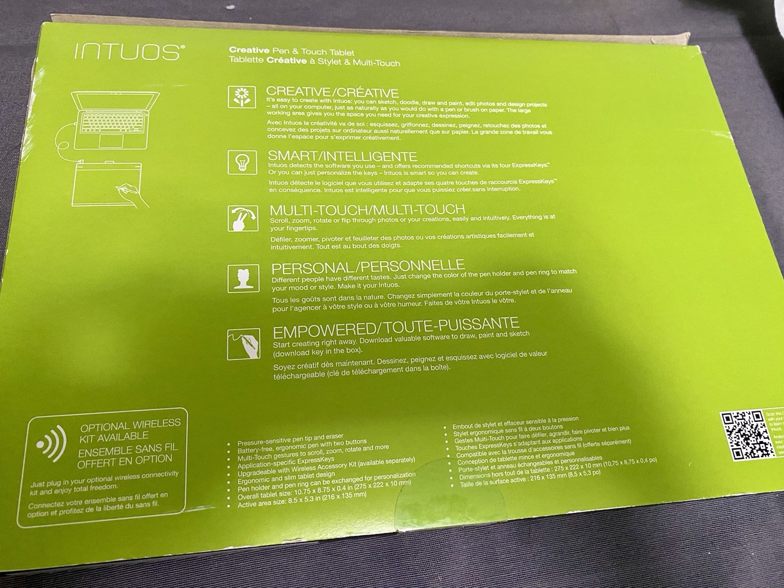 Wacom Intuos Creative Pen & Touch Graphics Tablet for Drawing and Design