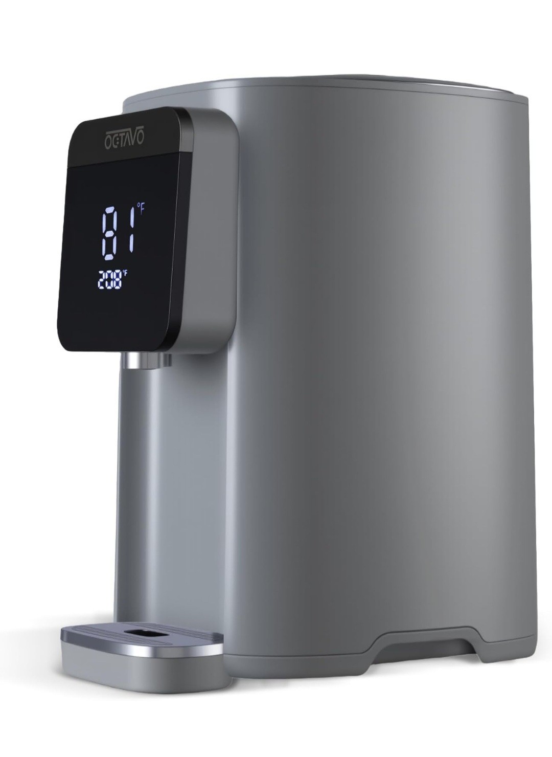 OCTAVO Water Boiler & Warmer 5 Liter, 304 Stainless Steel Water Tank, 5150 Grey