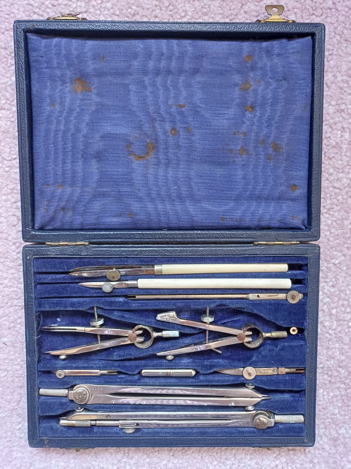 Vintage Drafting / Drawing set in Original Case