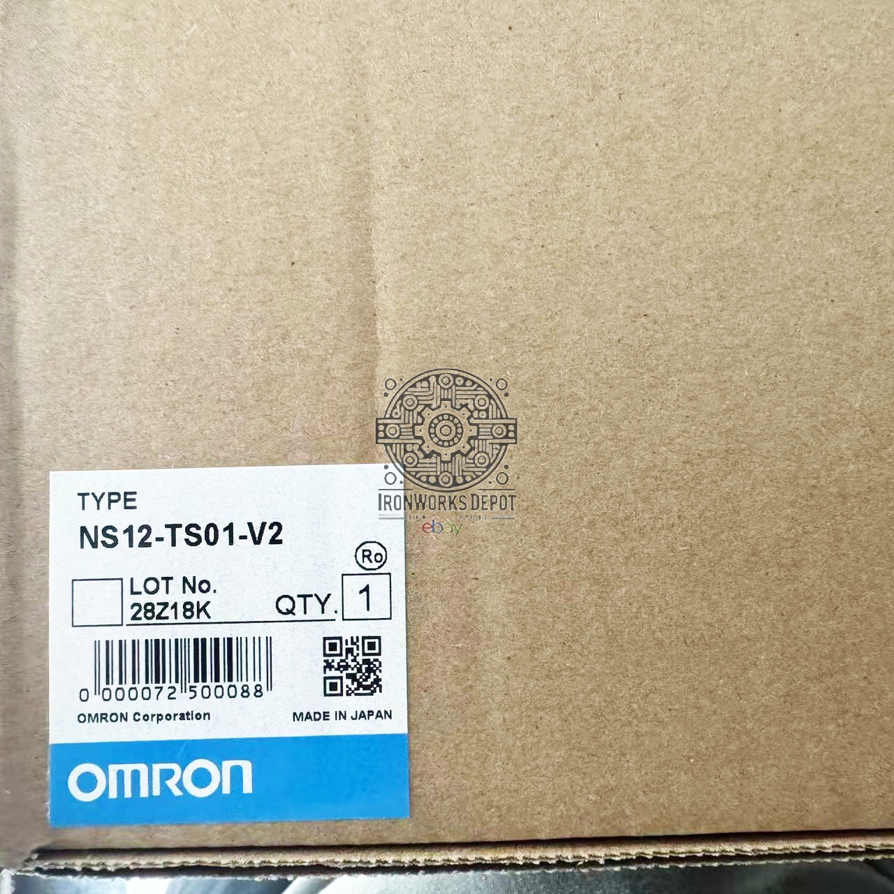1PCS Omron NS12-TS01-V2 Touch Screen Used