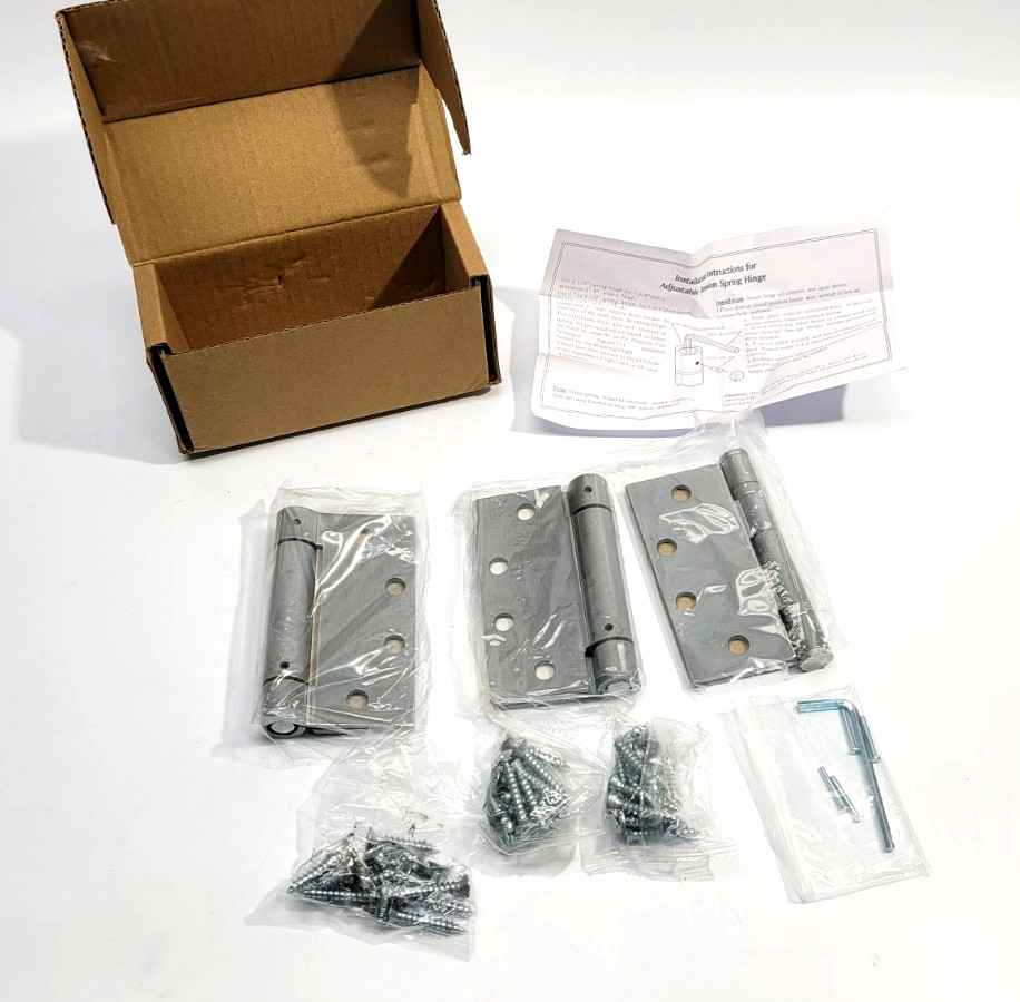 NEW PDQ 35STSHP4545-626 Spring Hinge Kit Ball Bearing 4545 Satin Chrome