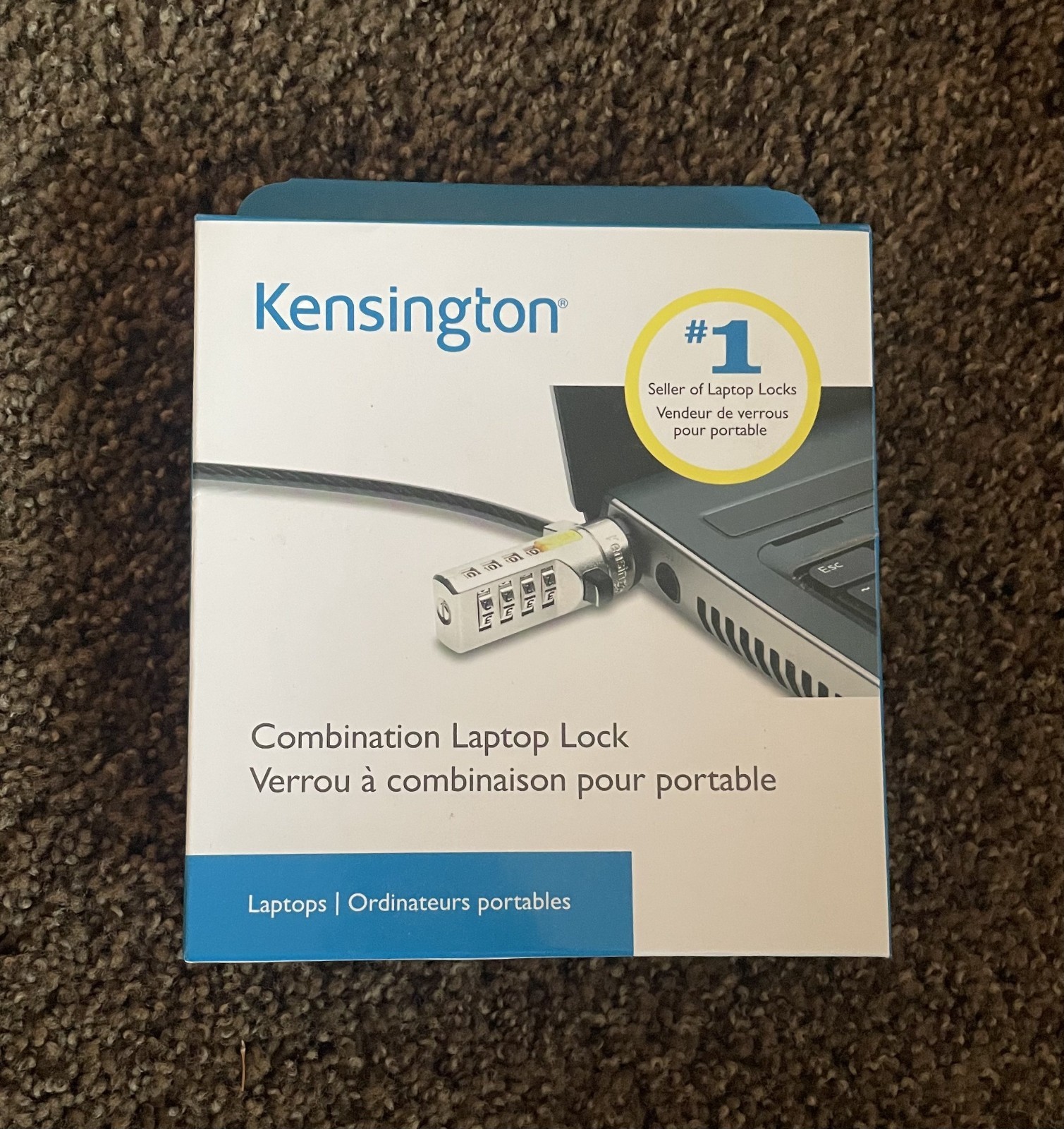 Kensington Universal Combination Laptop Security Cable Lock New