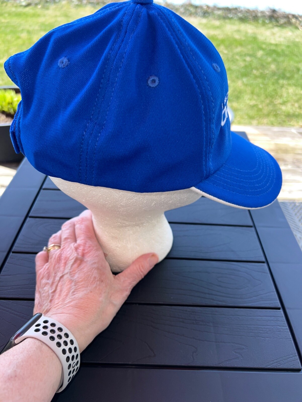 Orbital Energy Services A PSG Co. Royal Blue/white Hat Cap Hook Loop EUC