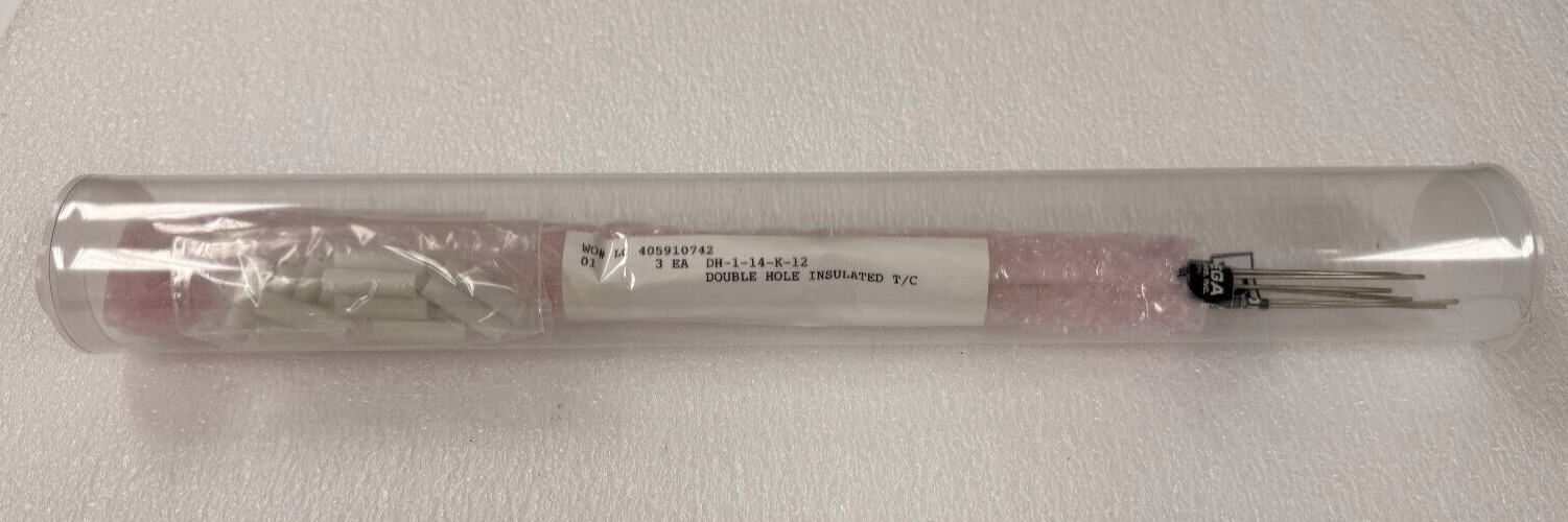 Omega Thermocouple DH-1-14-K-12 12" 300 mm DH114K12 (3 qty)