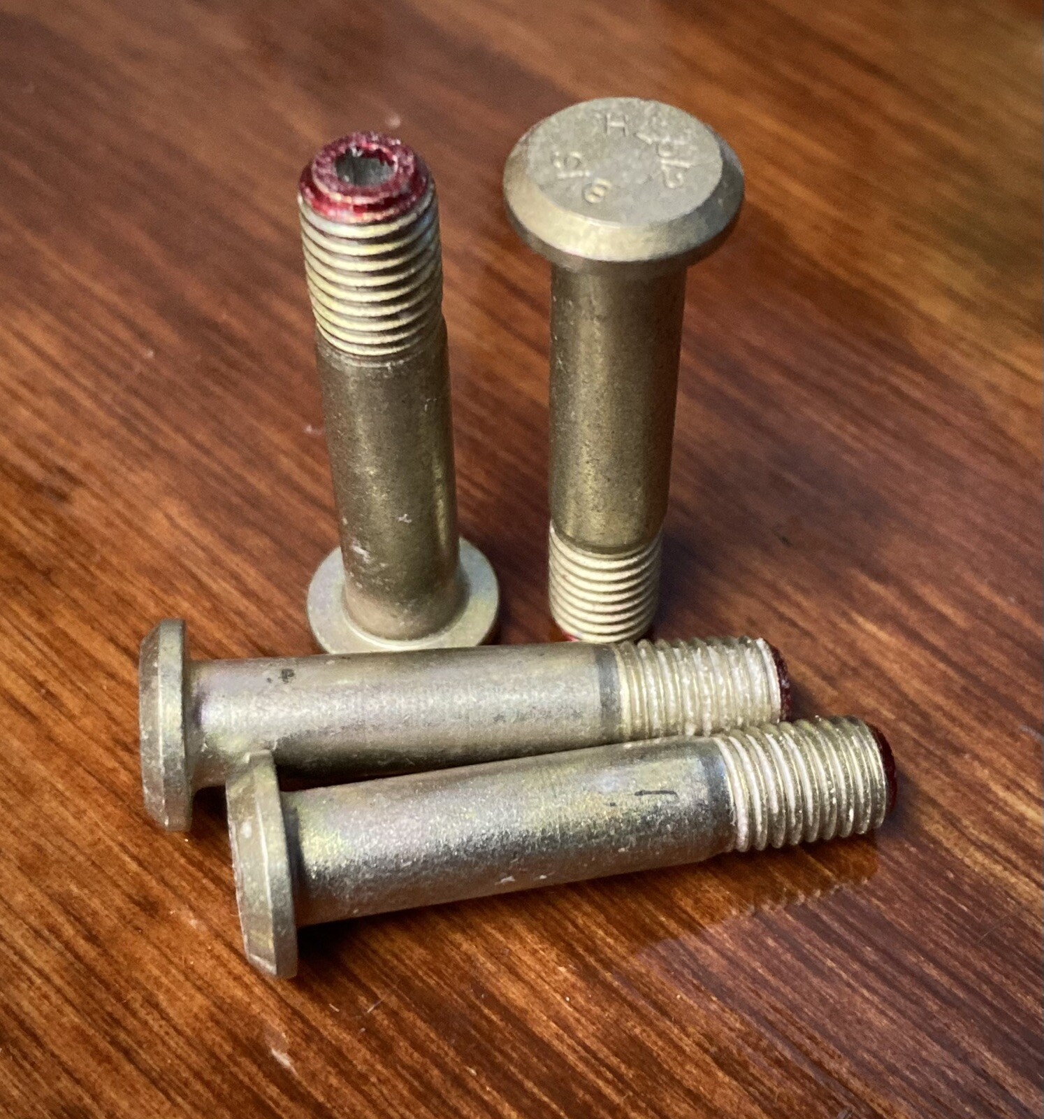 (4) Titanium 1/4"-28 x 1.2” Hi-Lok Aerospace Pin Bolt HL510-8 6Al4V 13/16" grip