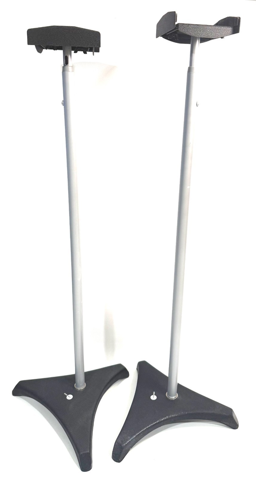 Omni Surround Satelite Speaker Mount Adjustable Cast Iron Stand Pole 31"- 46" *N
