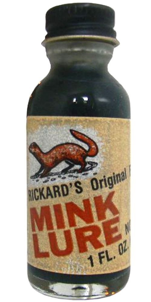 Pete Rickard's 1 Fluid Ounce Mink Trapping Lure - LB218, Brown