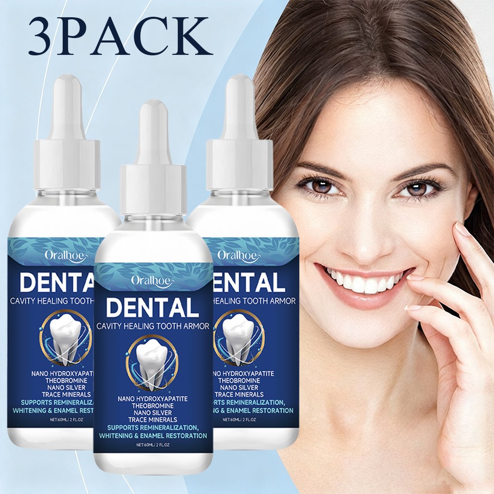 3x Dental Cavity Healing Tooth Armor Tooth Care Solution Gum Repair Serum Drops