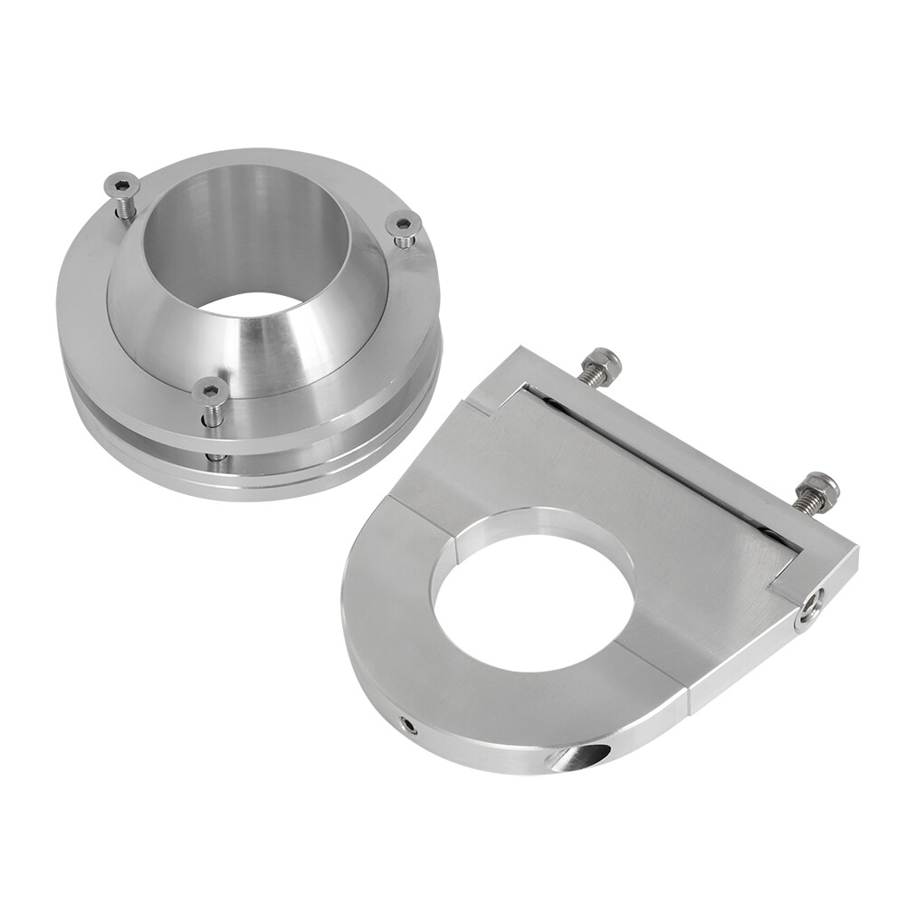 2" Swivel Base Floor Mount & 2 1/2" Polished Steering Column Drop For GM Street