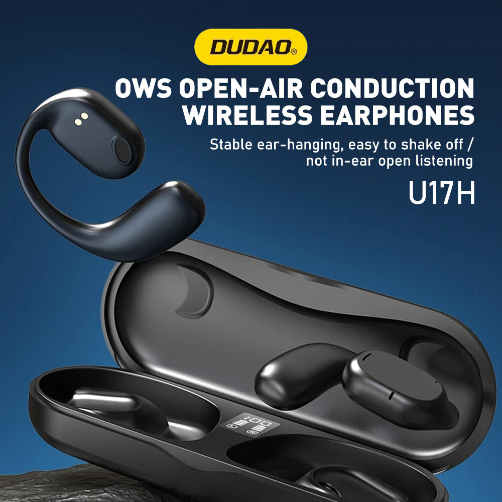 DUDAO U17H Bluetooth Wireless Headphones 5.3 OWS Ear Clip Sport Earphone Headset