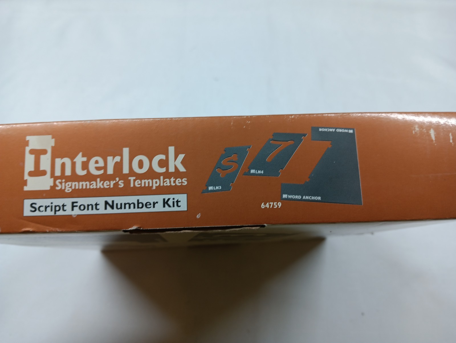Rockler Interlock Signmaker’s Templates Script Font Number Kit