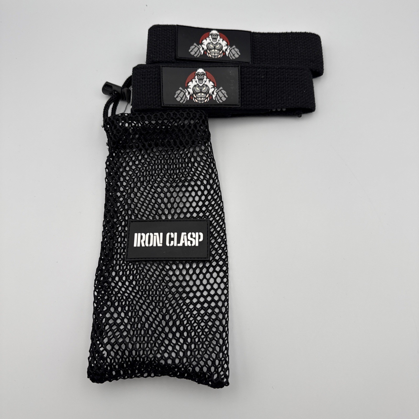Iron Clasp Heavy Duty Premium Weight Lifting Straps NEW - Lift More Safely