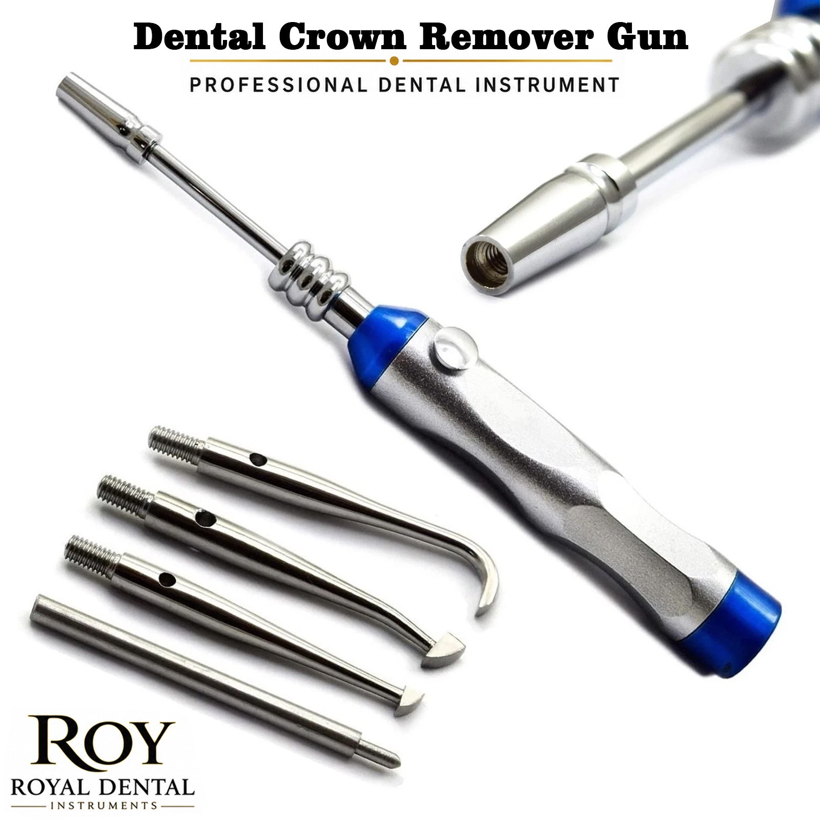 Dental Automatic Crown Remover Gun Dental Surgical Oral Instruments Dentist Tool
