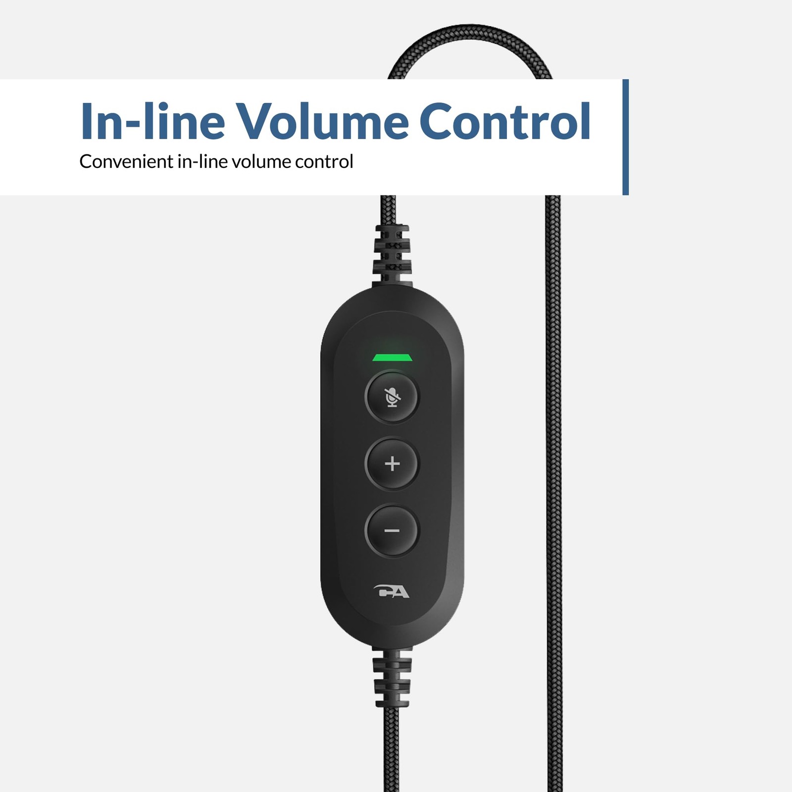 AC-5008A USB Stereo Headset with Microphone for PC – Wired USB Headphones wit...
