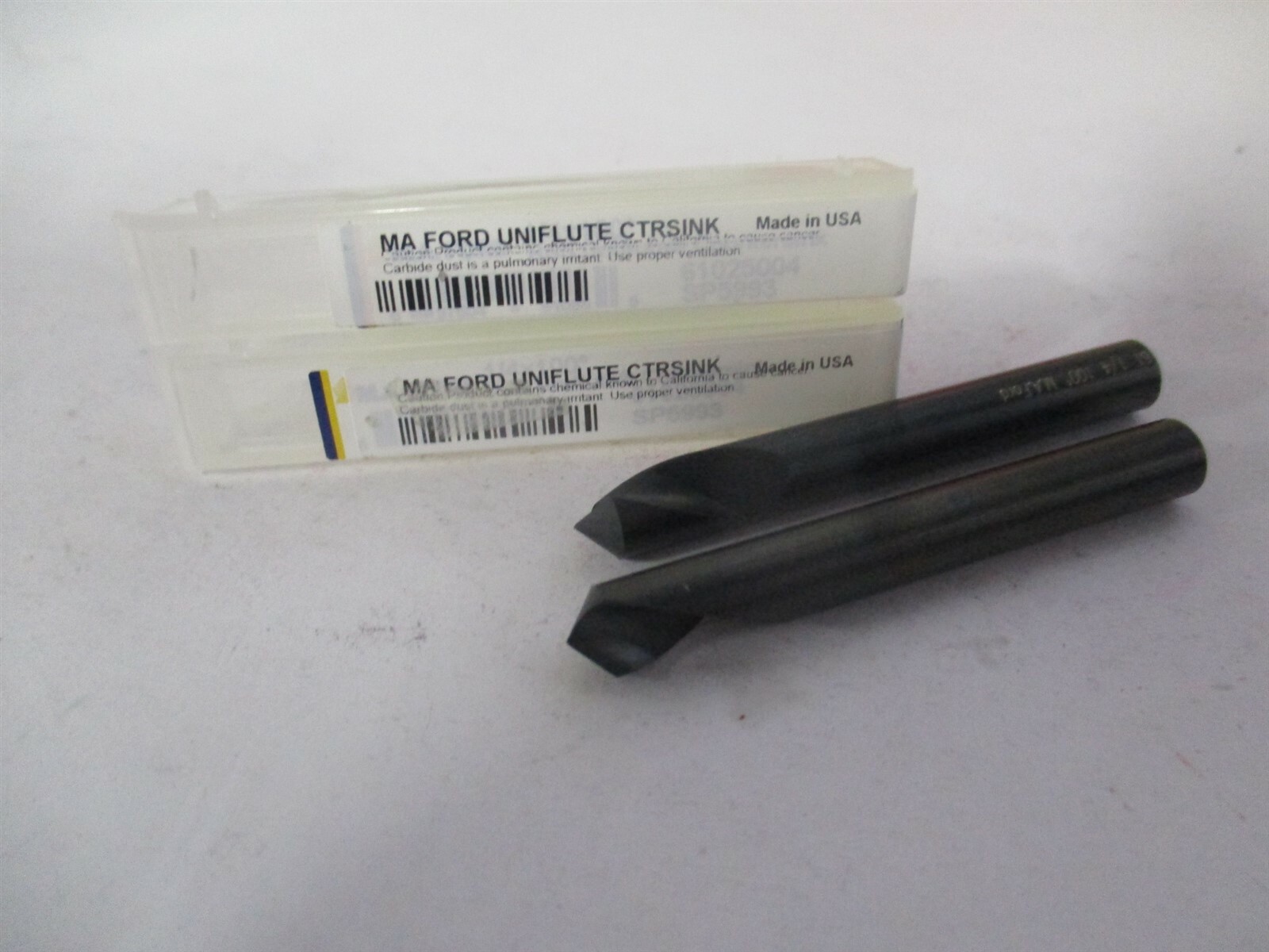 M.A. Ford (61025004) 1/4" x 1/4" x 2" OAL 1Fl 100° HSS Countersink - Pack of 2