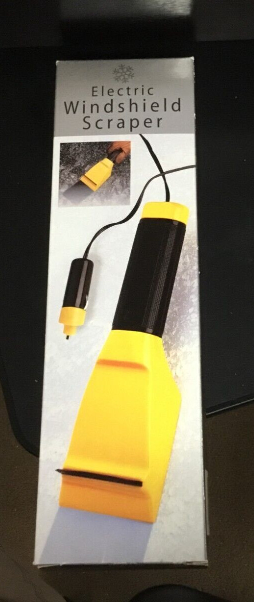 NEW Electric Windshield Scraper MELT Ice Snow 14’ Cord Car Adapter