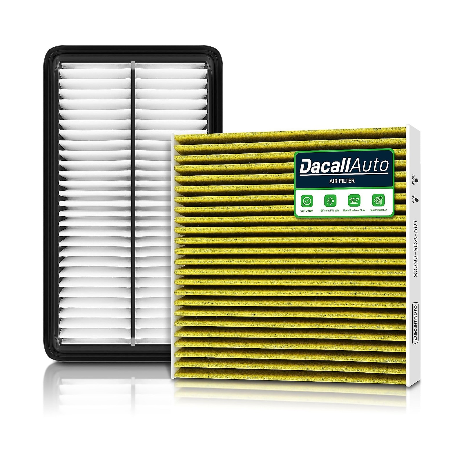 Engine & Cabin Air Filter Set for 2016-2022 Honda Pilot V6-3.5L... FAST USA SHIP