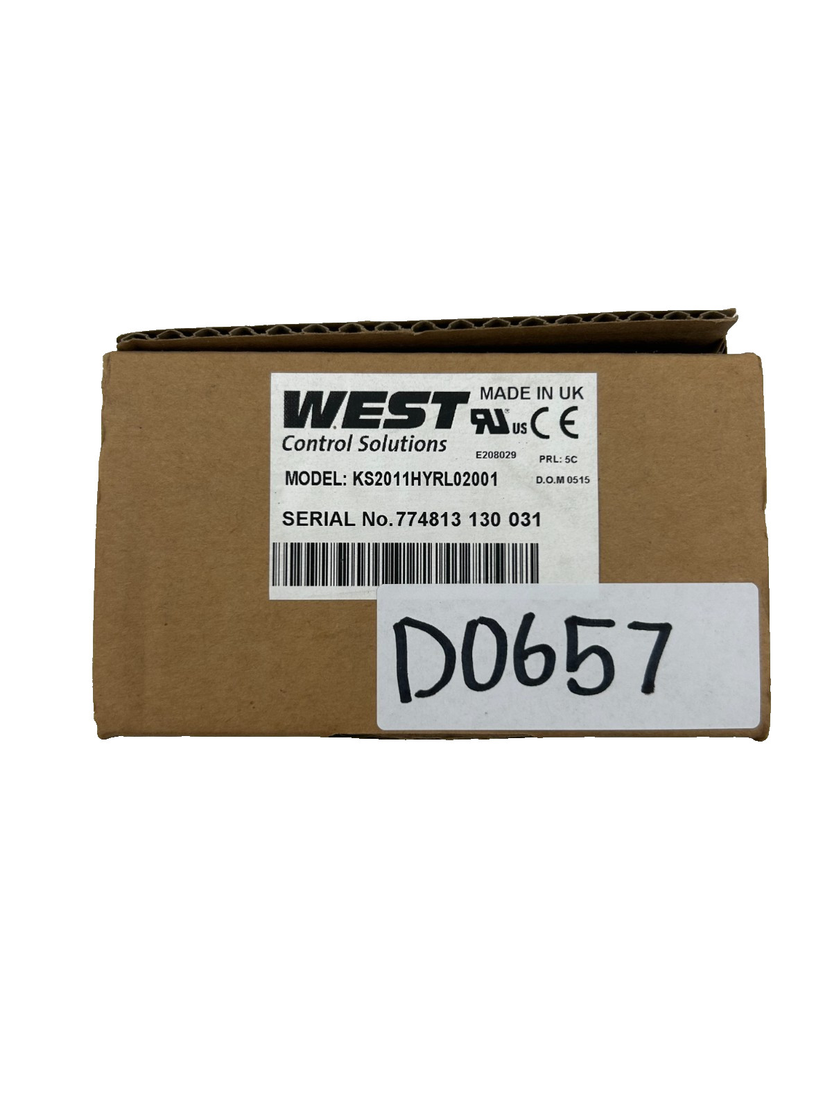 West Control Solutions KS2011HYRL02001 Temperature Controller