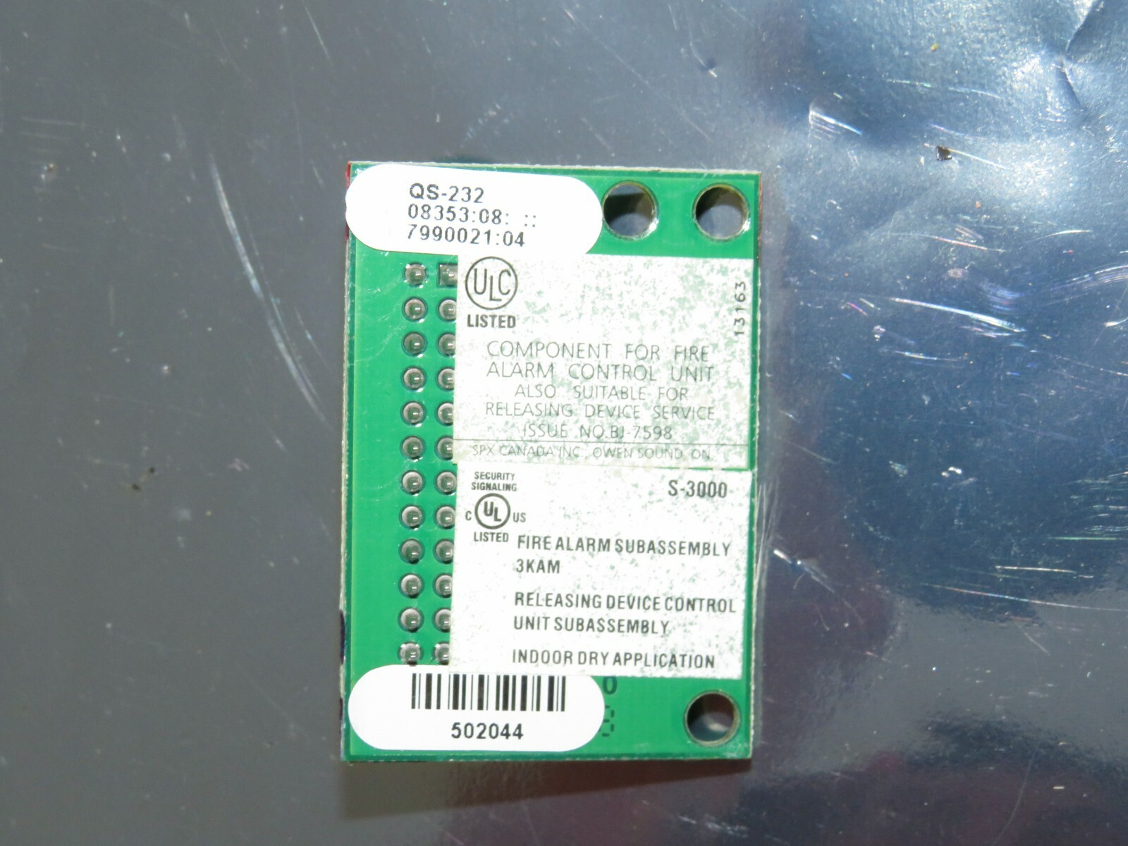EST EDWARDS QS-232 UART OPTION CARD MODULE
