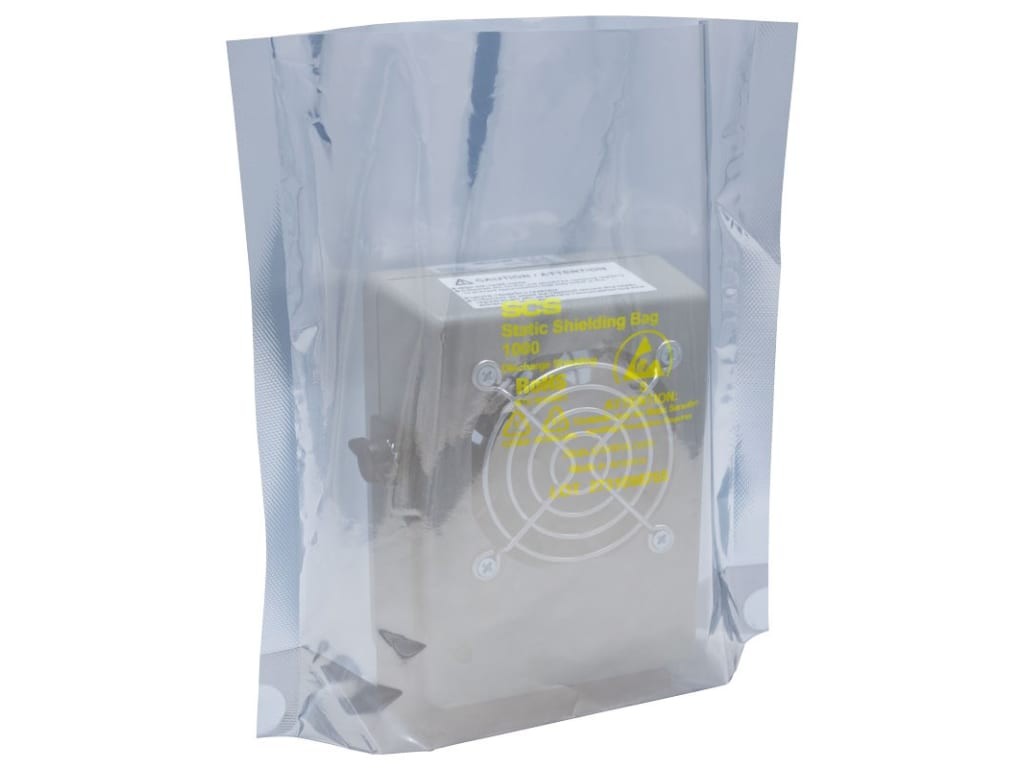 SCS SU100672 - Stand-Up Bottom Gusset Bag, 6' x 7' x 2', 1000 Series, 100/Pkg