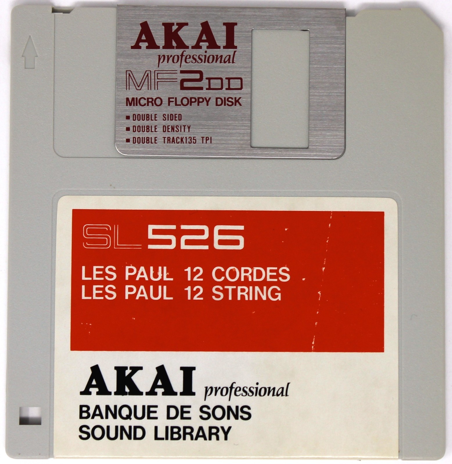 Akai SL526 Les Paul 12 String S900 Format Floppy Disk Banque De Sons
