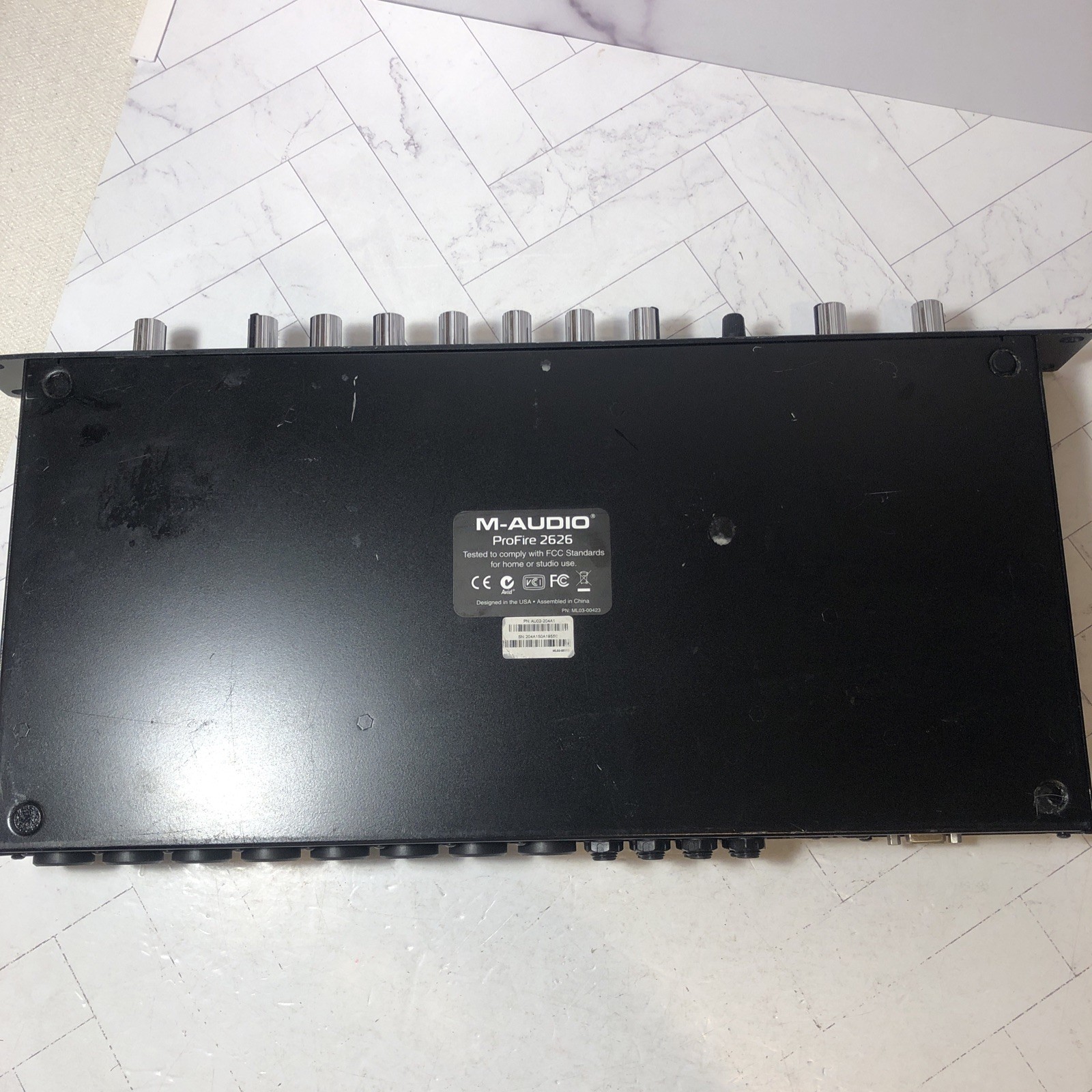 M-Audio ProFire 2626 24 Bit 192 Hz Firewire Audio Recording Interface UNTESTED