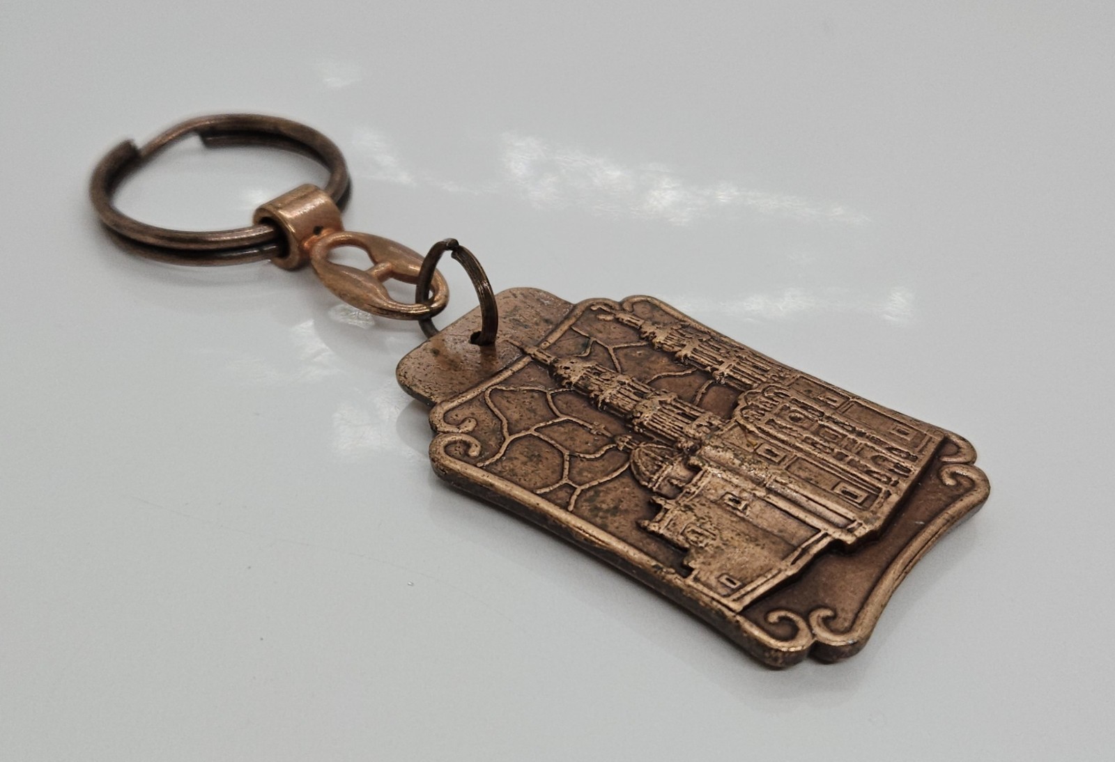 Recuerdo Metal Key Chain Key Double Sided