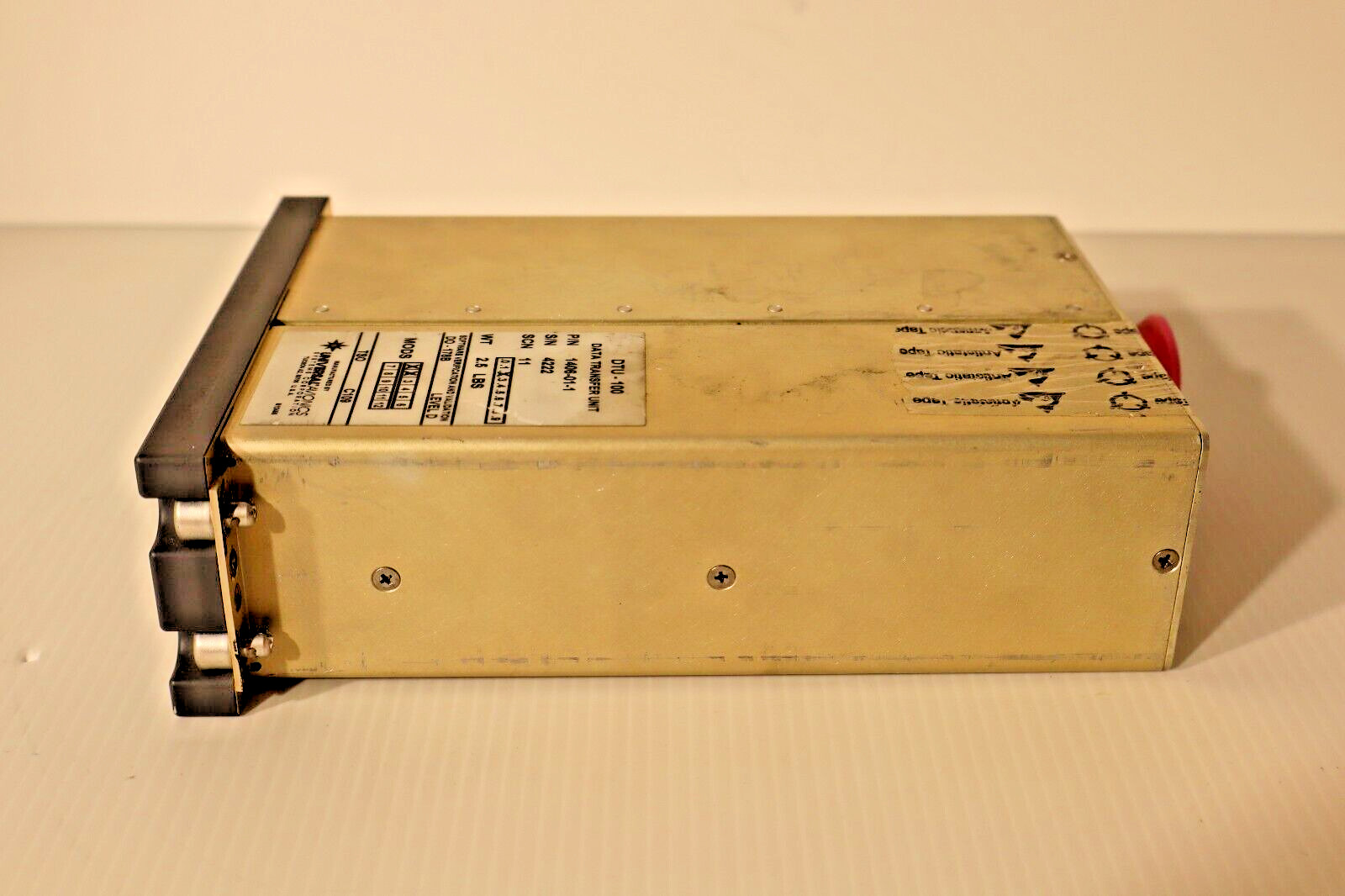 Universal Avionics DTU-100 Data Transfer Unit 1406-01-1 Removed Working