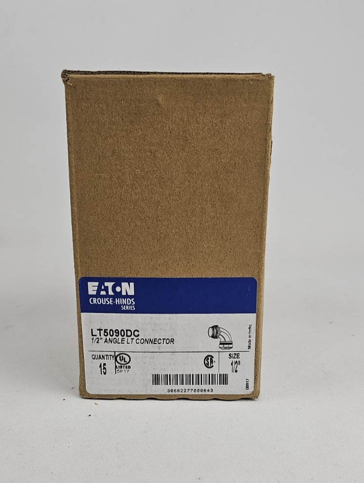 EATON LT509ODC 1/2" ANGLE LT CONNECTOR