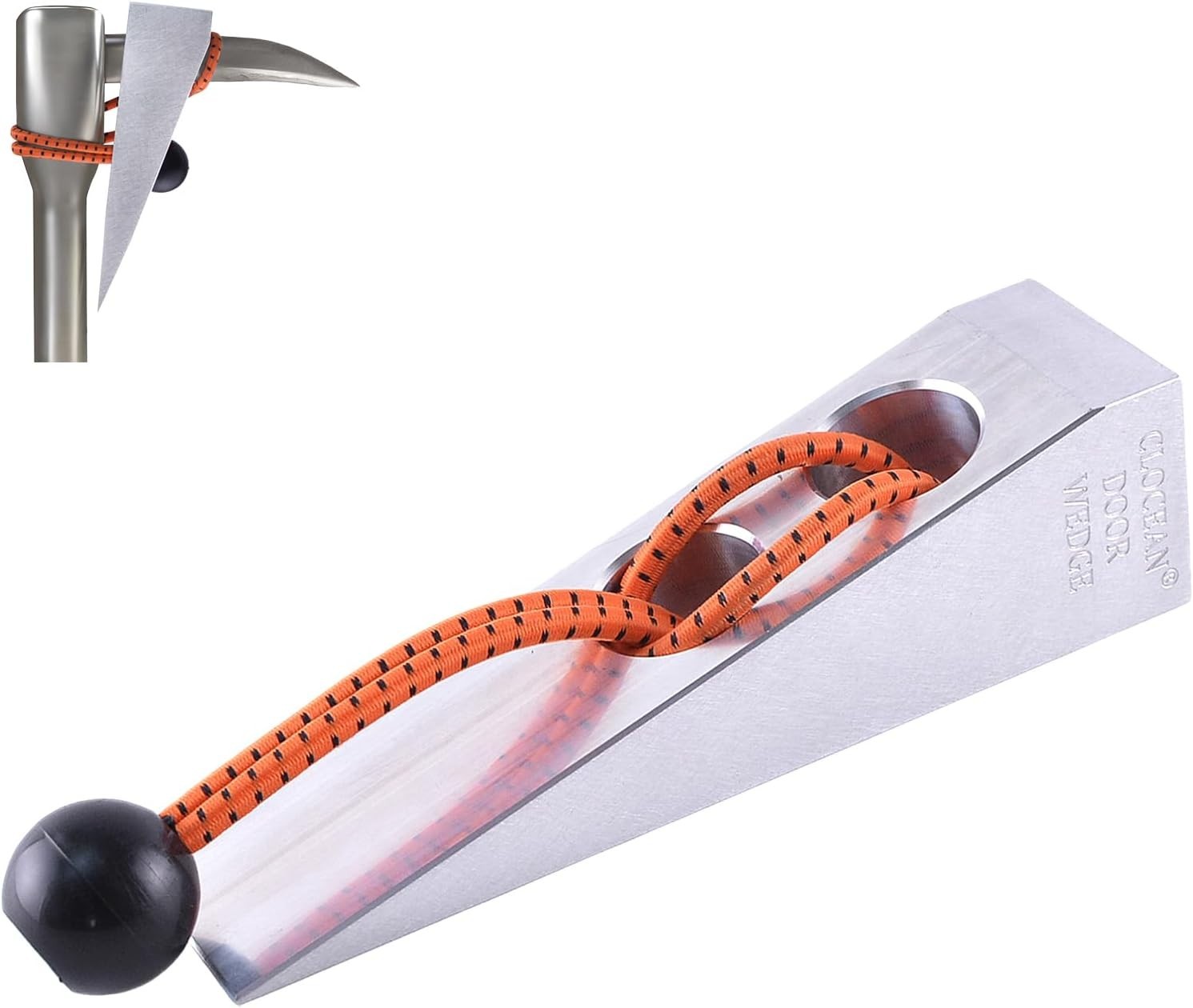 Firefighter Aluminum Wedge with Bungee Cord, Durable and Handy Firefighting