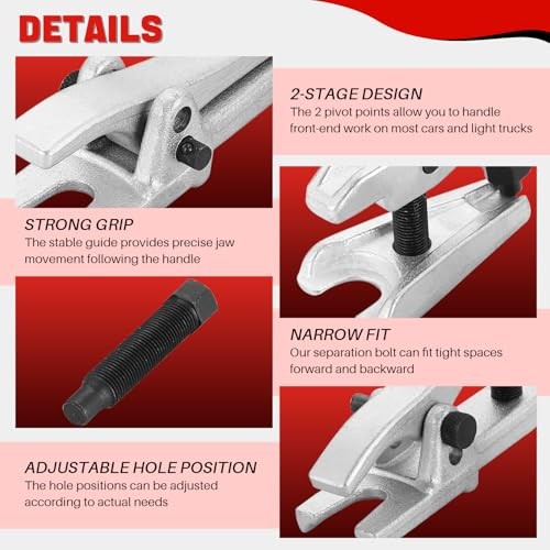 Ball Joint Separator Tool Kit Ball Joint Splitter Ball Joint Removal Tool Tie