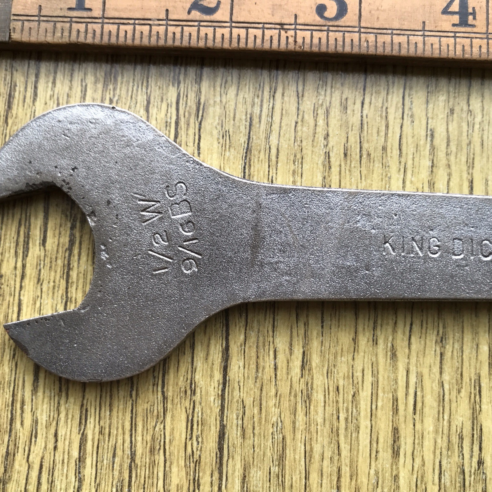 Vintage King Dick One Ended Flat Plate Spanner 1/2” Whitworth.
